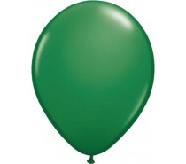 Effen Ballonnen Donker Groen 10/50/100 stuks